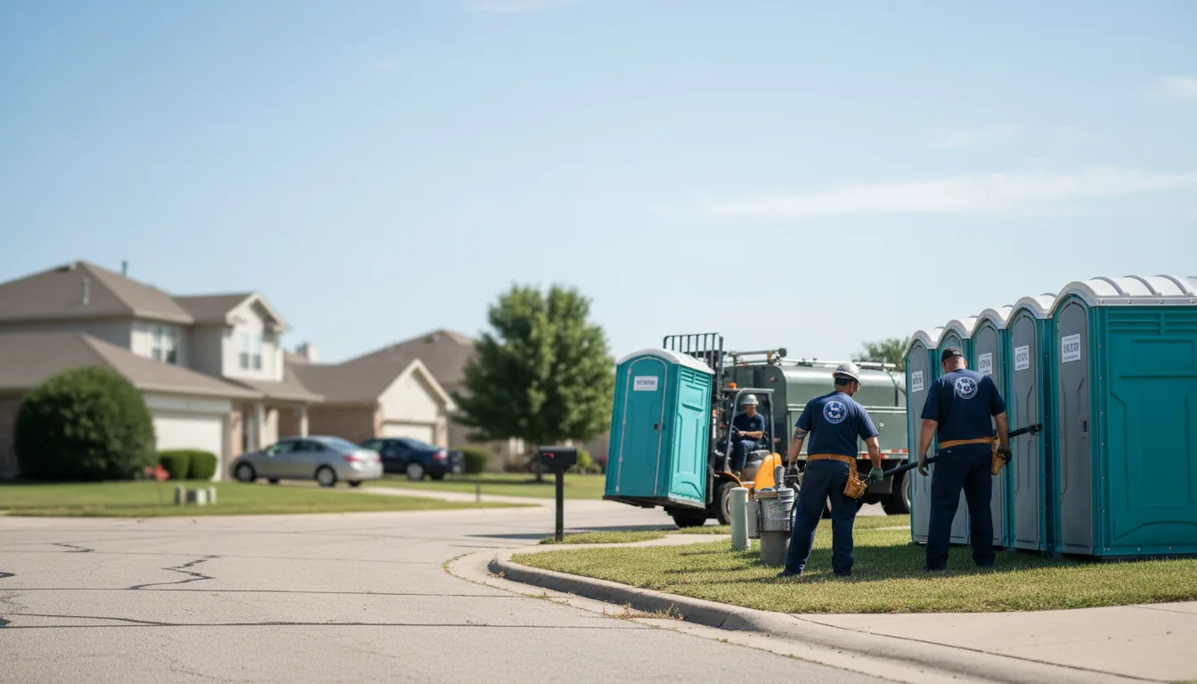 Porta Potty Rental in Oaks, OK near me